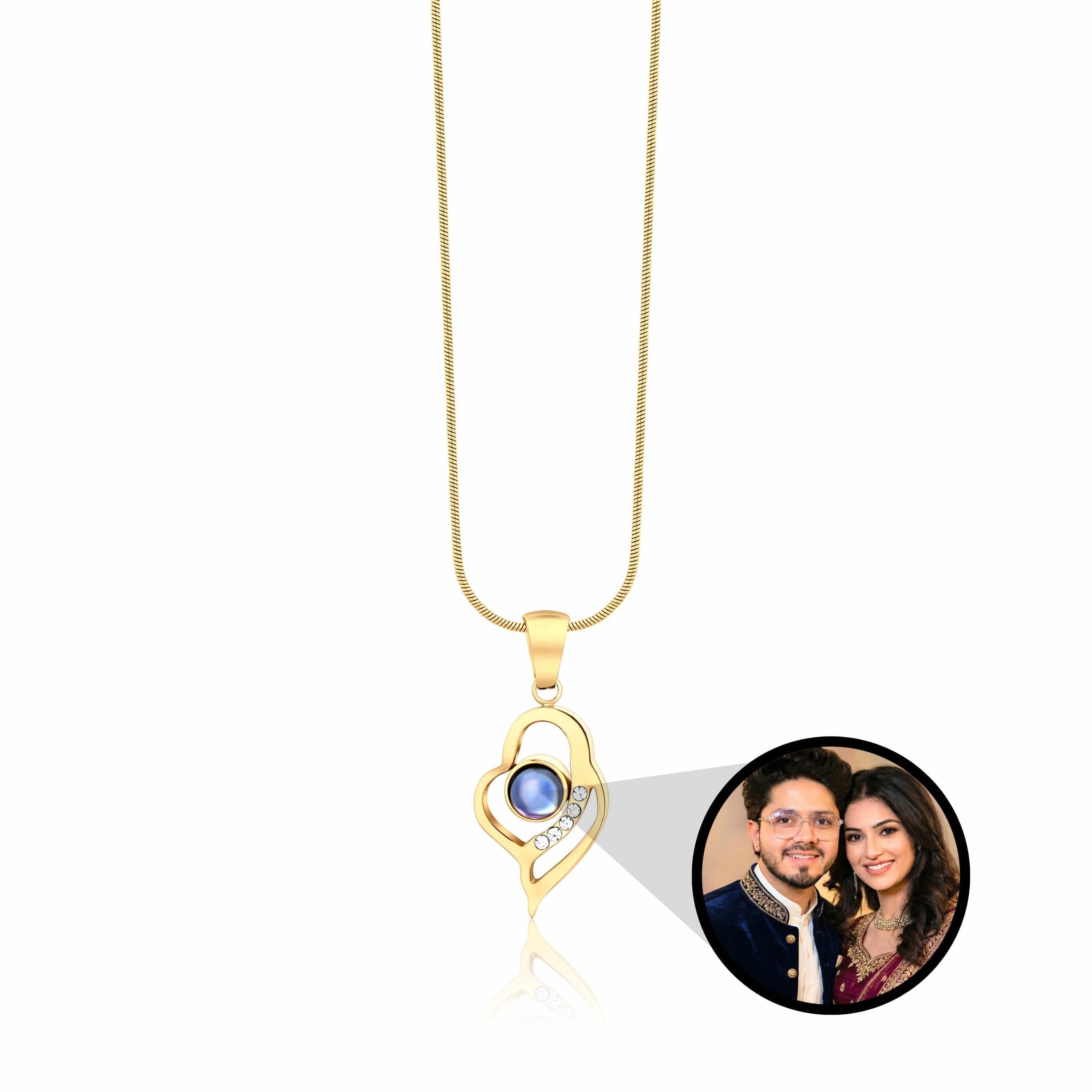 Dazzling Heart PhotoJewels Necklace