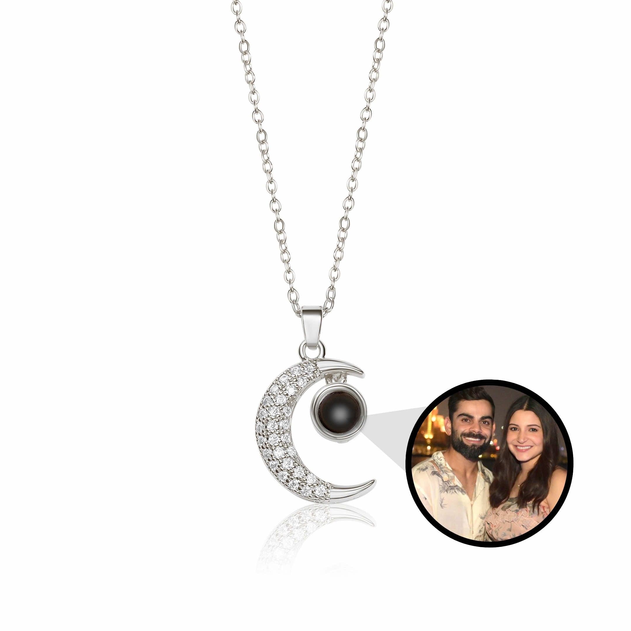 Crescent Moon PhotoJewels Necklace