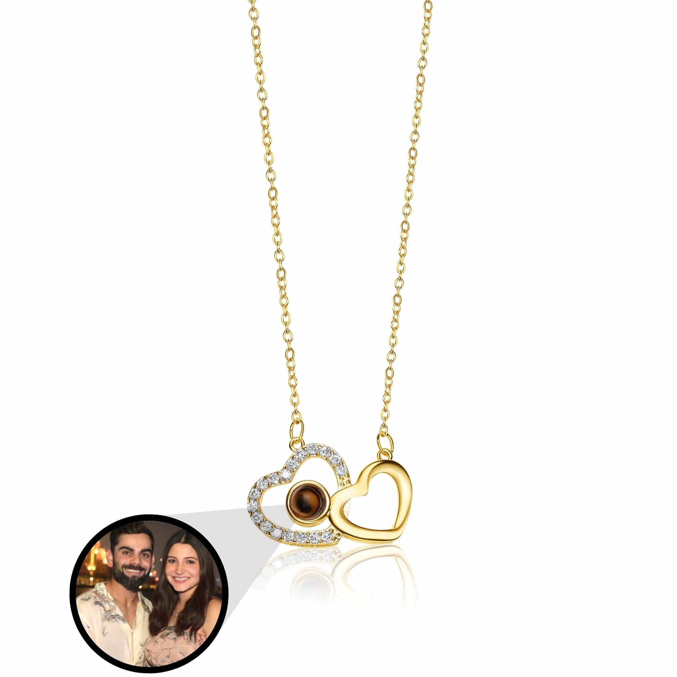Twin Heart PhotoJewels Necklace