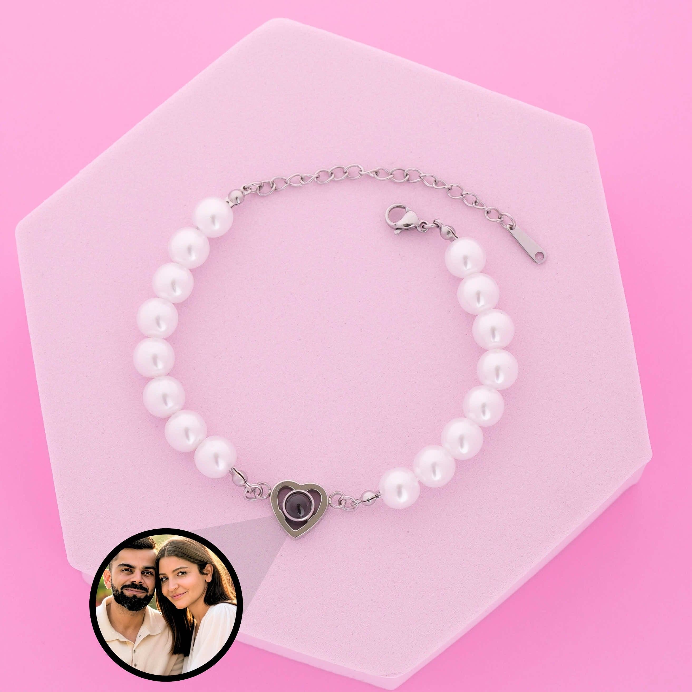 Pearl Heart PhotoJewels Bracelet