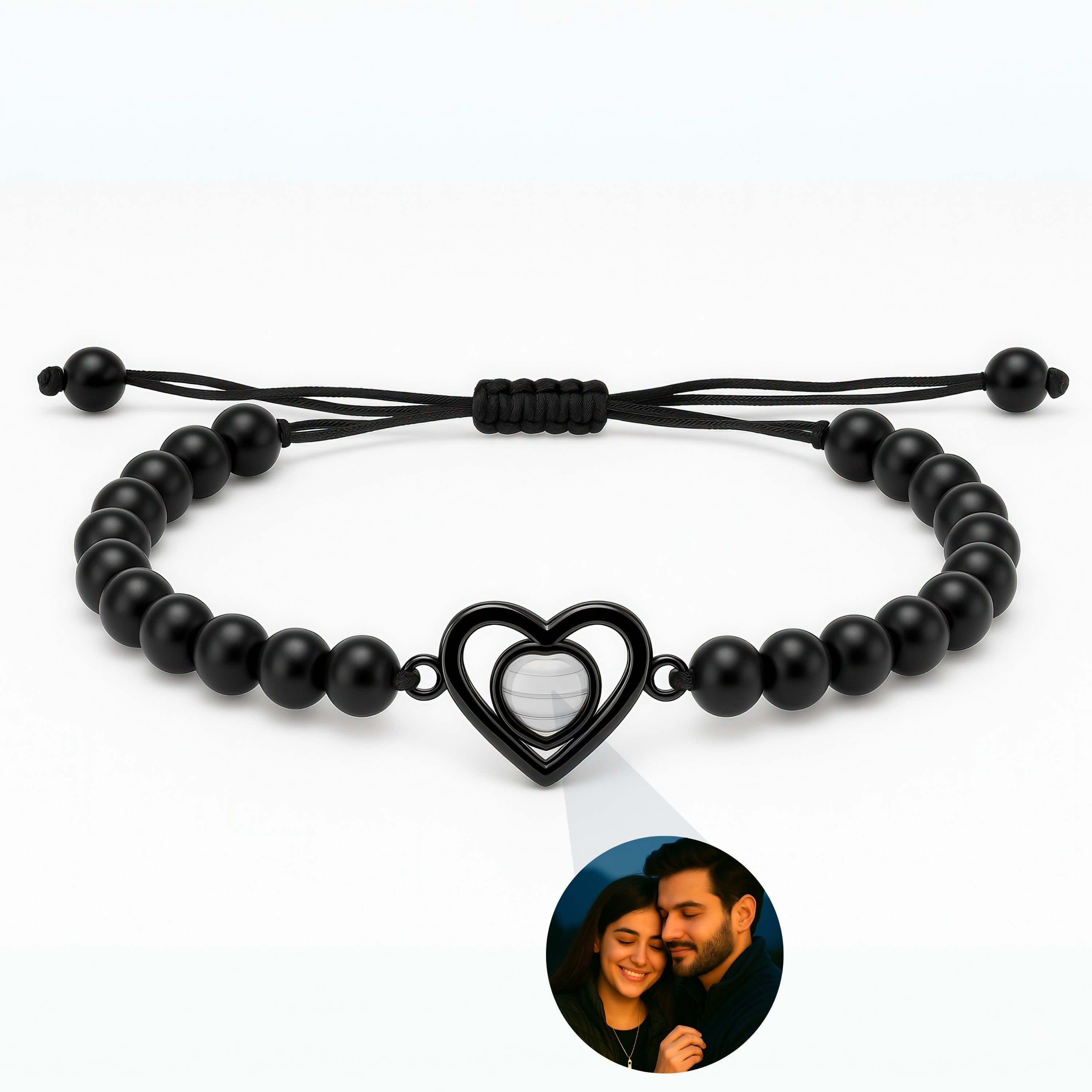 Heart Bead PhotoJewels Bracelet