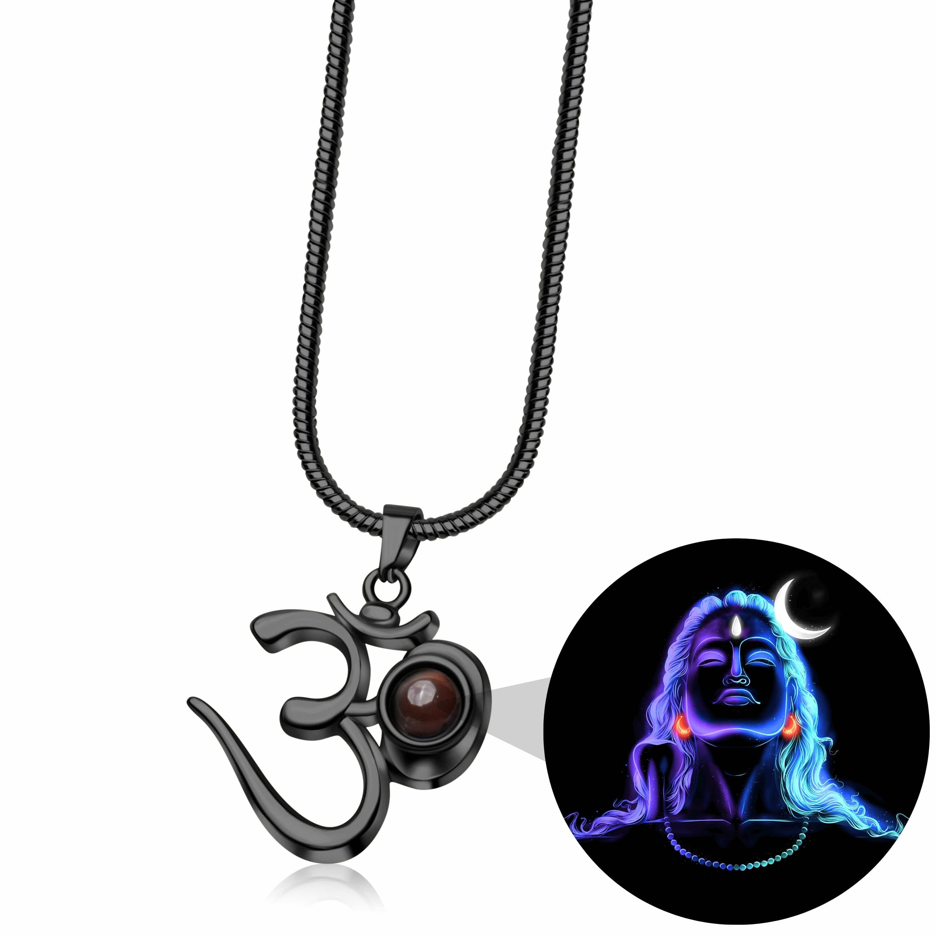 Shiva OM Pendant Glowing Adiyogi
